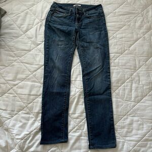 Bull head low rise skinny medium blue jeans